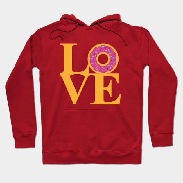 Love Donuts Hoodie by Woah_Jonny